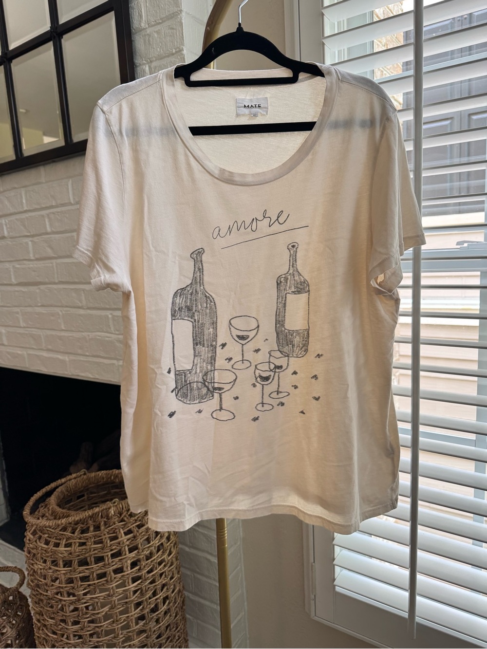 Free People MATE the Label Amore Vino T Shirt